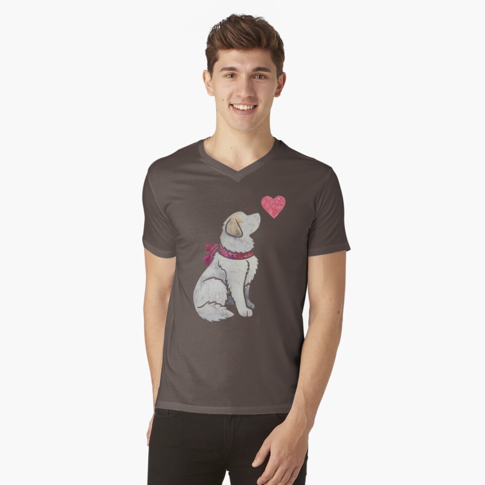 Item preview, V-Neck T-Shirt designed and sold by animalartbyjess.