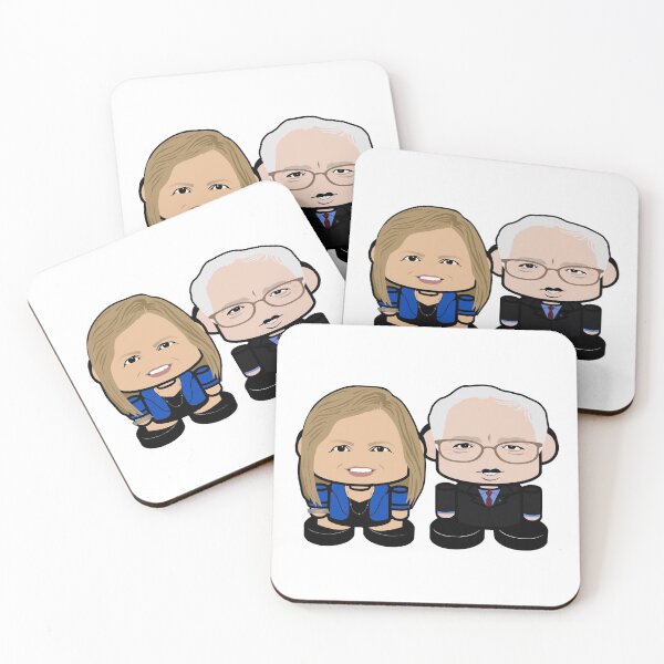 Item preview, Mr. & Mrs. Bernie'bot: Greater Together Politico'bot Toy Robots designed and sold by Carbon-Fibre Media.