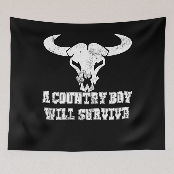 Item preview, A country boy will survive designed and sold by ScapegoatPrints.