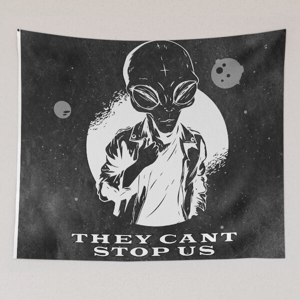 Item preview, They Cant Stop Us - Storm Area 51 Alien Space  designed and sold by mouad naouiri.