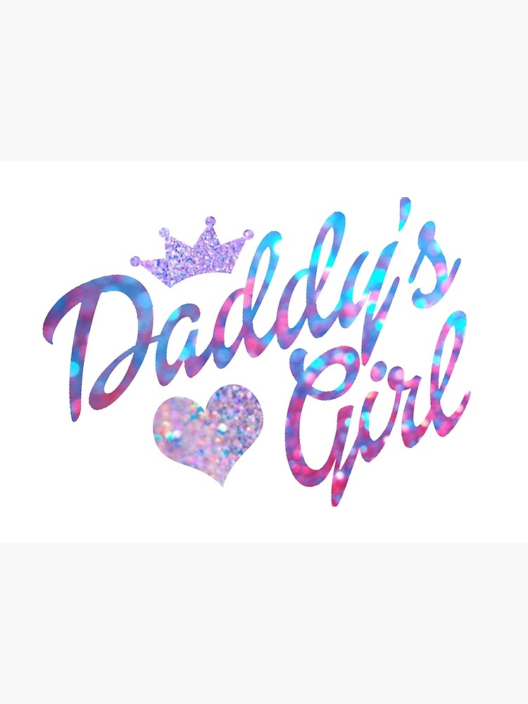 daddy-s-girl-in-glitter-art-print-for-sale-by-staysalty-redbubble