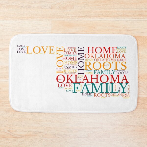 Item preview, Oklahoma Home, Love, Roots and Family Map designed and sold by marosharaf.