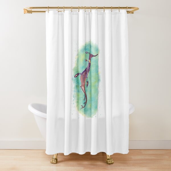 Weedy Seadragon Shower Curtain