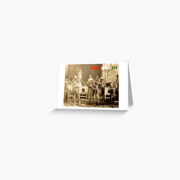 Italian Food Greeting Card