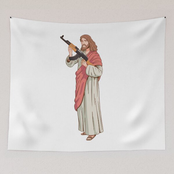 Item preview, Jesus with Ak-47 designed and sold by emphatic.