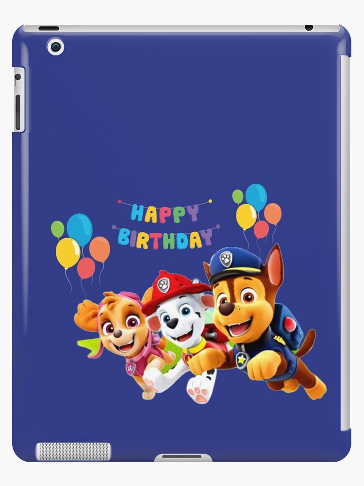 Coque Et Skin Adhesive Ipad Cocomelon Paw Patrol Joyeux Anniversaire Par Stefaniaalina Redbubble