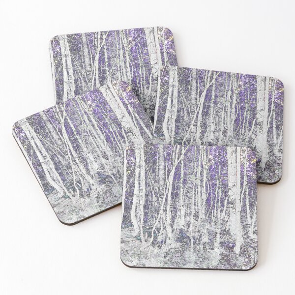 Item preview, Night silver birches designed and sold by Latch Farm  Studios.