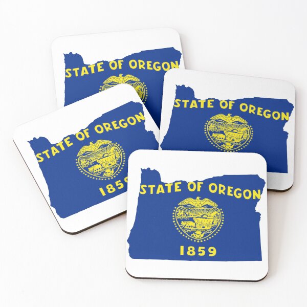 Item preview, Oregon Flag Map designed and sold by marosharaf.