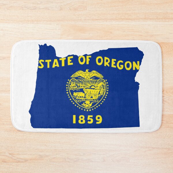Item preview, Oregon Flag Map designed and sold by marosharaf.