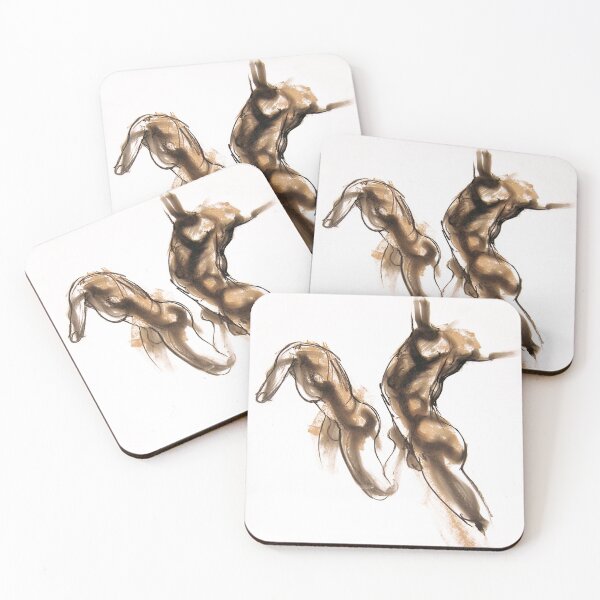 Item preview, Dancing Male nude torsos designed and sold by Roz McQuillan Fine Art & Photography.
