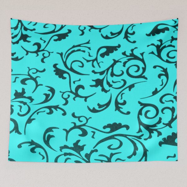 Item preview, Copie de ARABIATA 25 black gray patterns Morocco Essaouira flowers leaves design arabesques scrolls decor designed and sold by dragonemma.