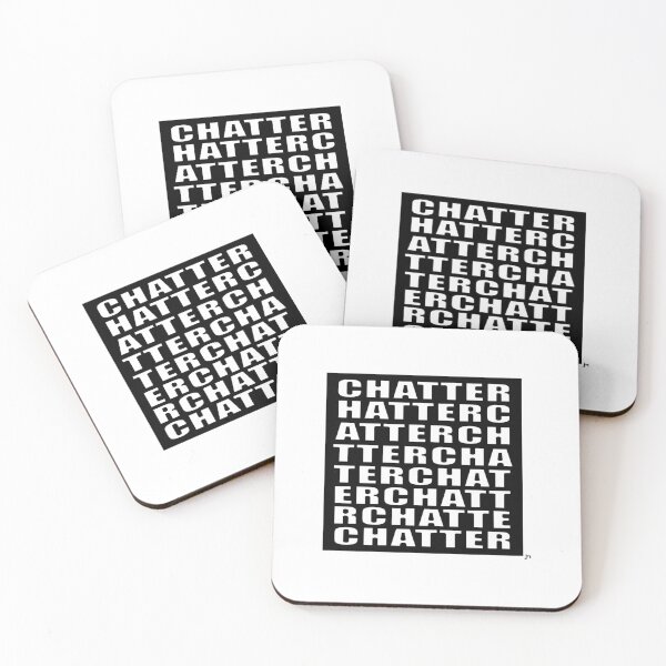 Item preview, "CHATTER BOX" T-Shirt and product design - black and white designed and sold by JohnnyMyass.