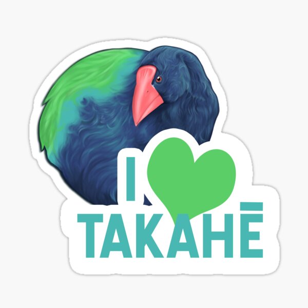 I love takahe Sticker