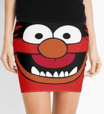 Animal Muppet (Orange Lips&Nose) Mini Skirt