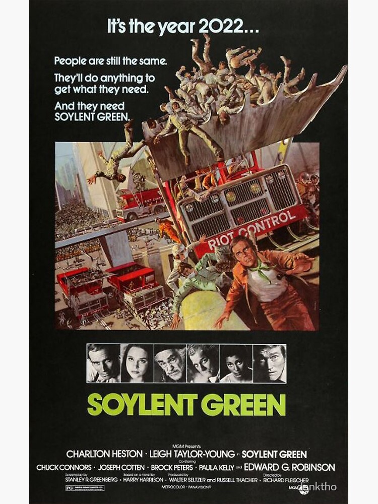 Soylent Green Epic Classic Film Poster Poster For Sale By Danktho