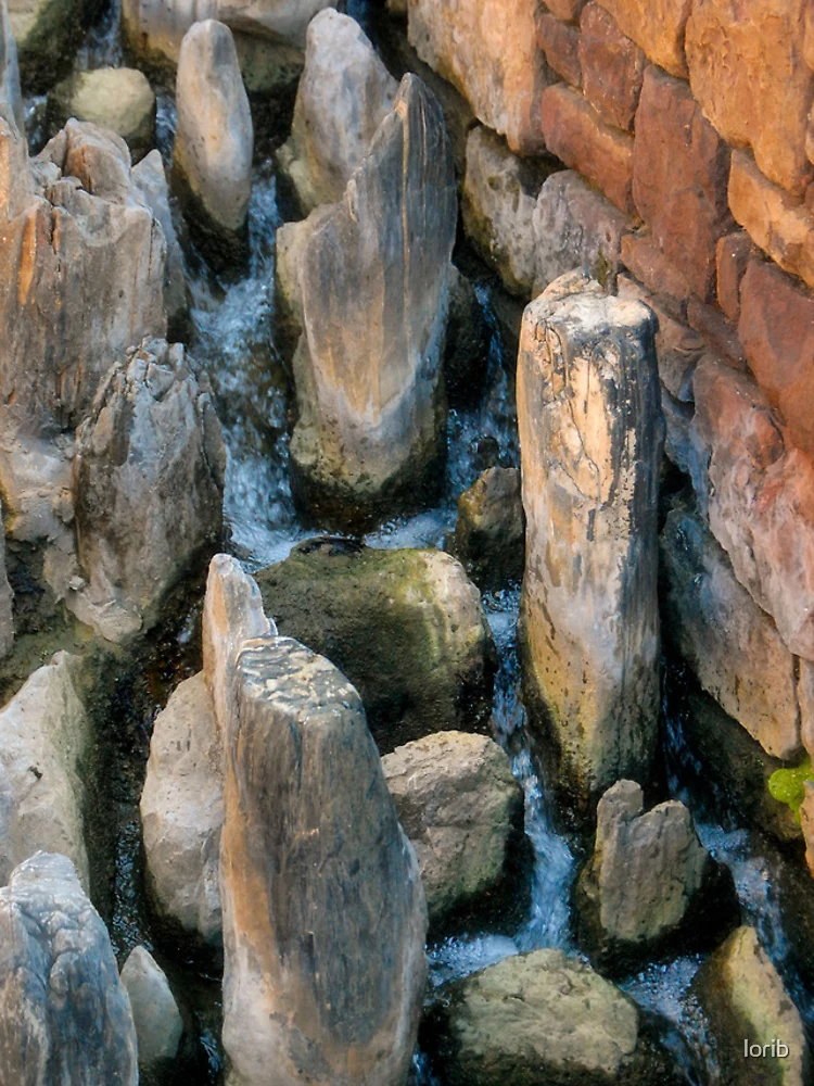 Thumbnail 5 of 5, iPhone Case, Water Rocks designed and sold by lorib.