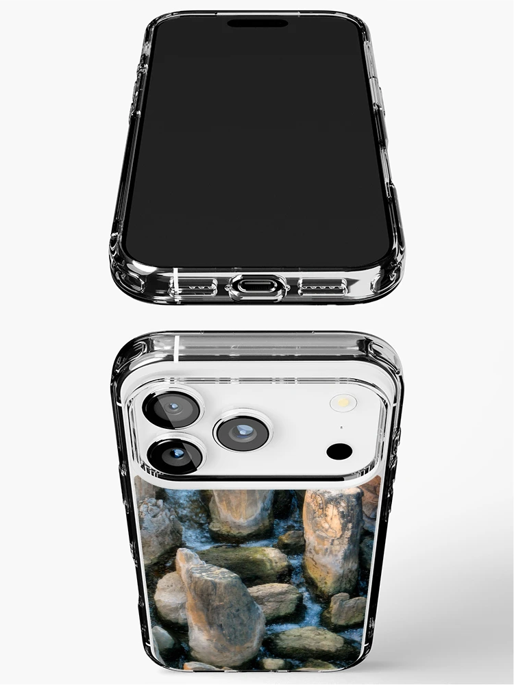 Thumbnail 3 of 5, iPhone Case, Water Rocks designed and sold by lorib.