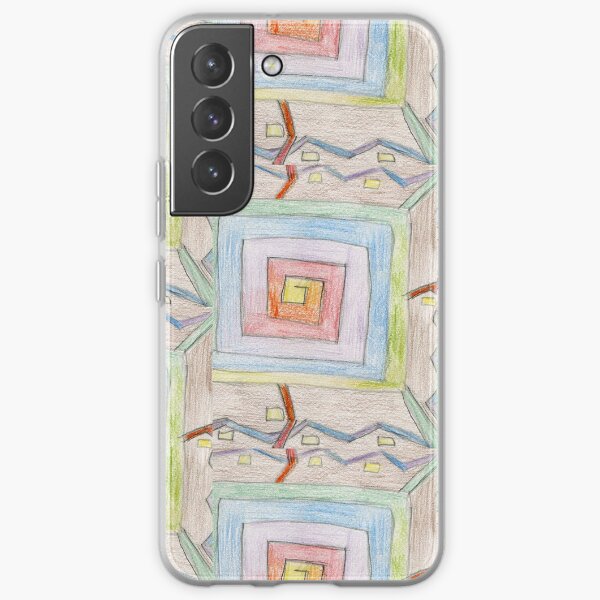 Square Spiral Samsung Galaxy Soft Case