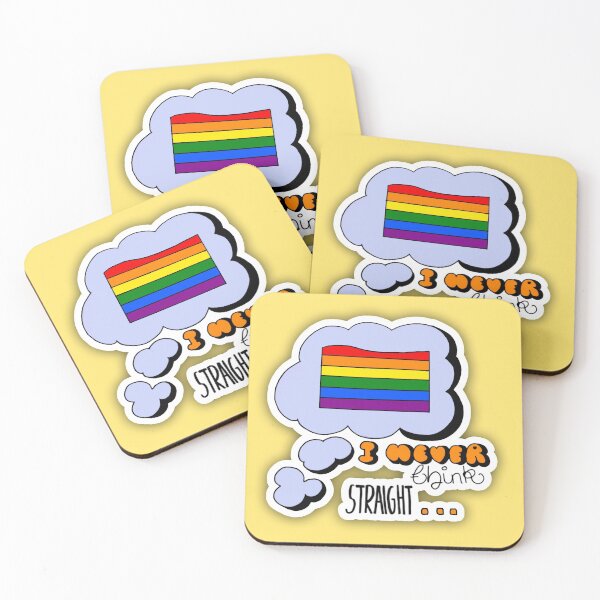 Item preview, LGBTQ+ Pride Flag Pun designed and sold by rosydesigns.