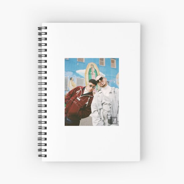 Bad Bunny and J Balvin Spiral Notebook