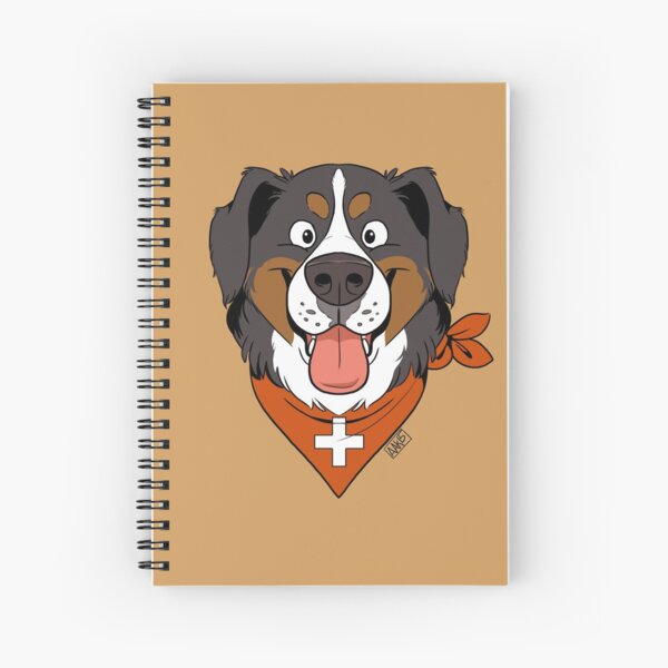 Fluffy Berner Spiral Notebook
