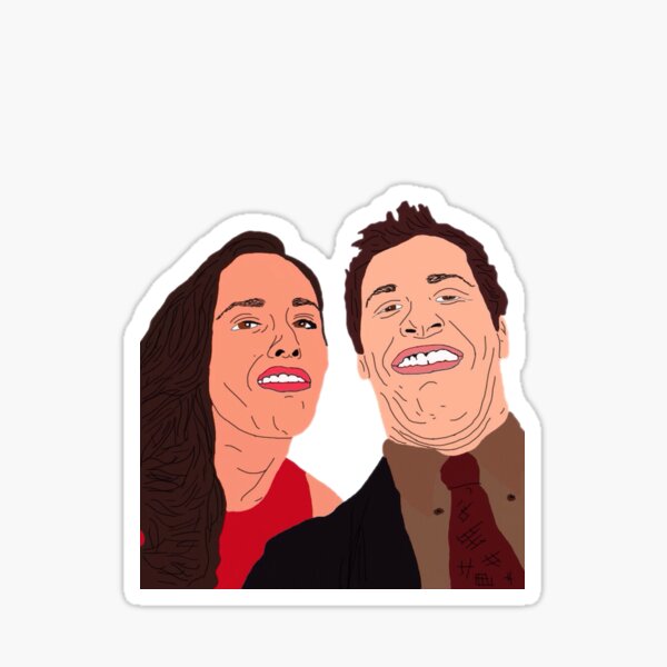 Item preview, Melissa Fumero and Andy Samberg designed and sold by Lauraptor.