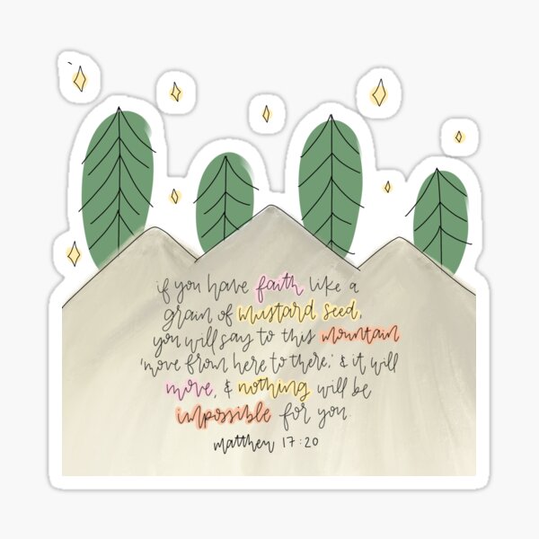 Item preview, Matthew 17:20 designed and sold by scriptedbysyd.