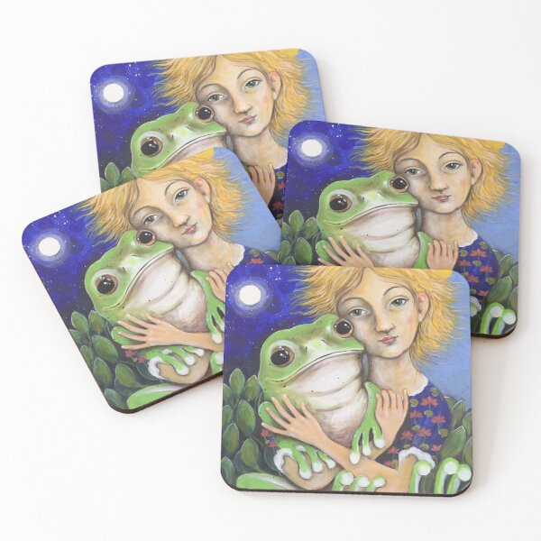 Item preview, frog and a girl designed and sold by alexandra frank.