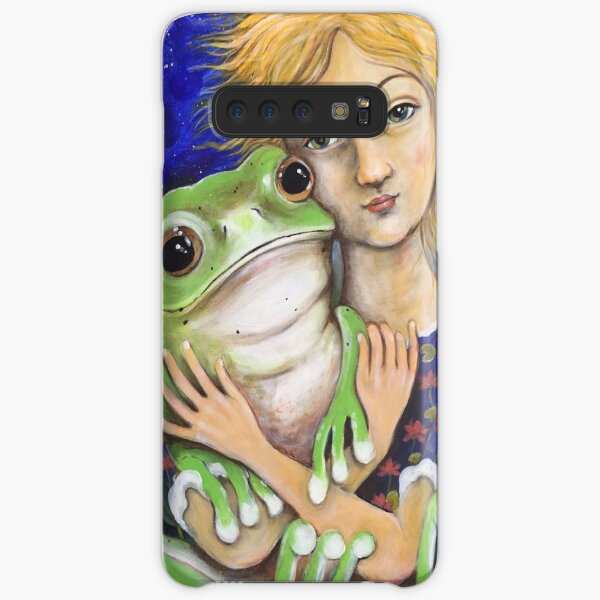 frog and a girl Samsung Galaxy Snap Case