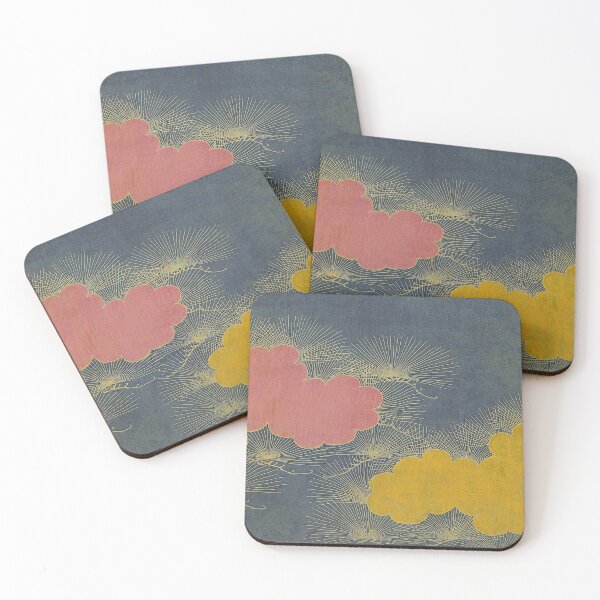 Item preview, Japanese Textile Flowers and Clouds designed and sold by Rantan1618.