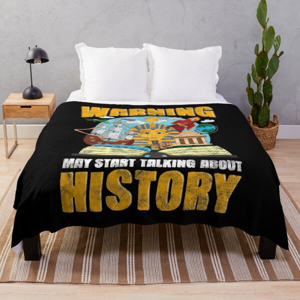 Item preview, Funny Warning May Start Talking About History designed and sold by perfectpresents.