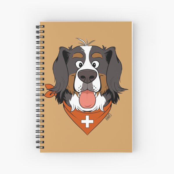 Scruffy Berner Spiral Notebook