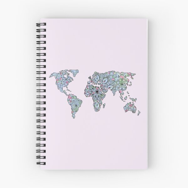 Item preview, Colourful World Map Mandala Design designed and sold by Courtnemh.