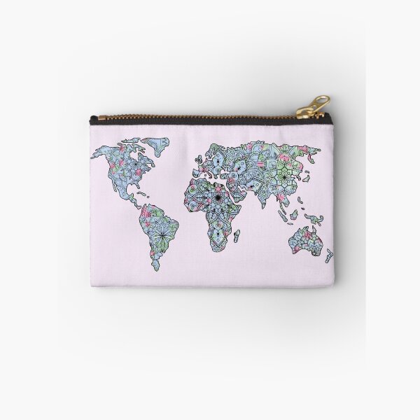 Item preview, Colourful World Map Mandala Design designed and sold by Courtnemh.