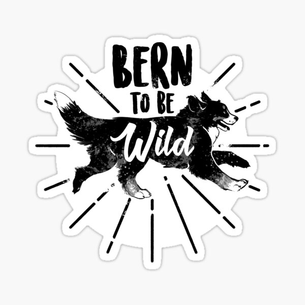 Bern To Be Wild Sticker