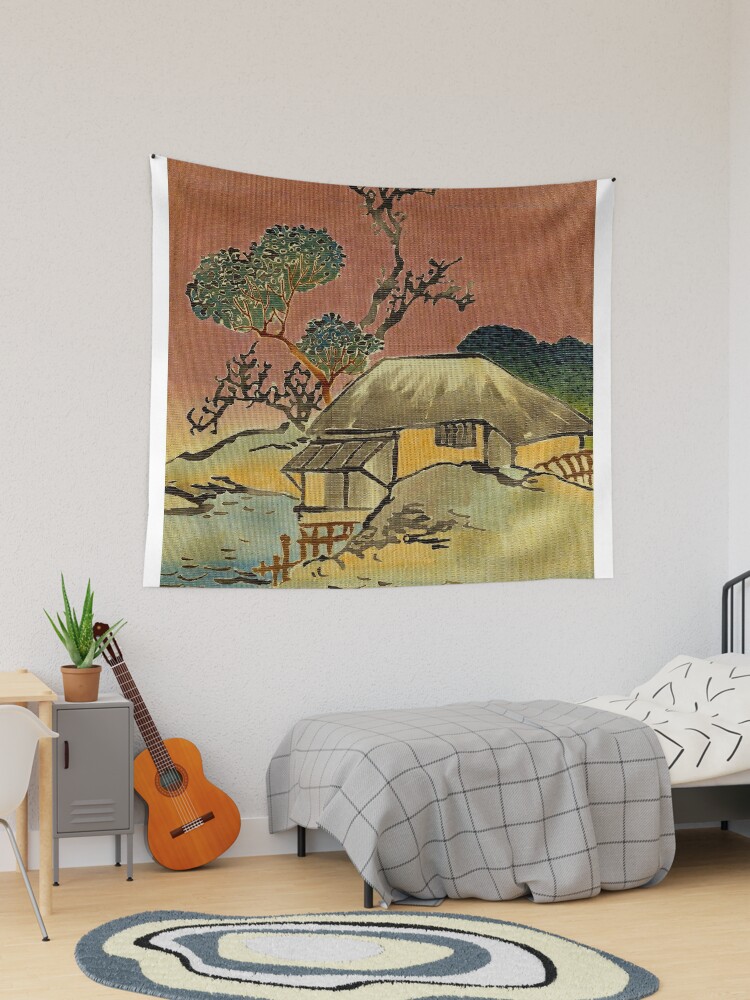 Vintage japanese online tapestry