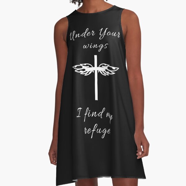 Under Your Wings A-Line Dress