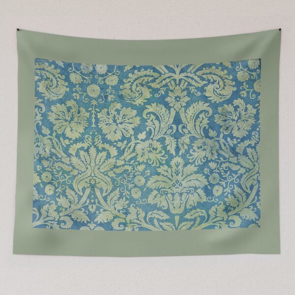 Item preview, Grungy Antique Wallpaper Artwork / Faded Beauty/ French Chateau designed and sold by FuzzyHoney.