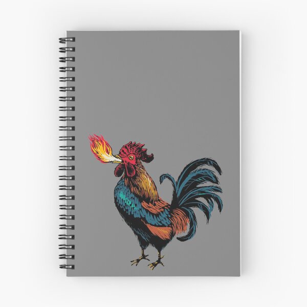 Item preview, Fire-Breathing Rooster designed and sold by Cori Redford.