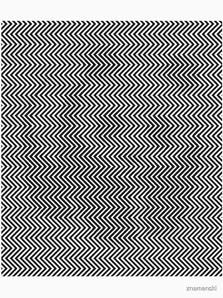 Pattern Zig-Zag Psychedelic Hypnotic Visual Illusion by znamenski