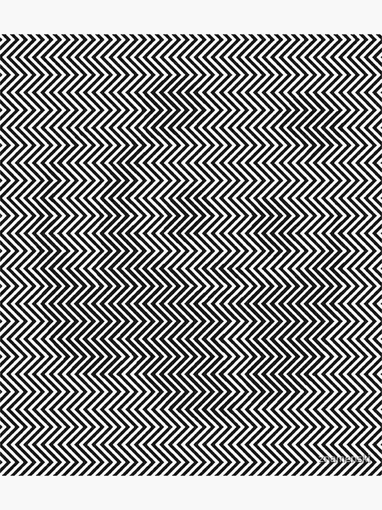 Pattern Zig-Zag Psychedelic Hypnotic Visual Illusion by znamenski