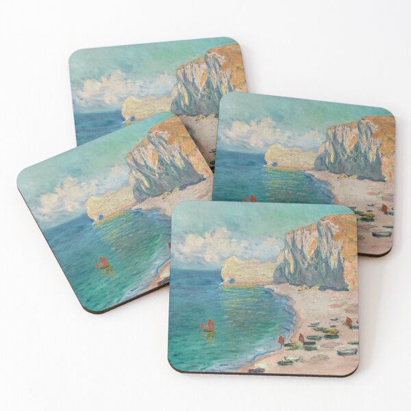 Item preview, The Beach and the Falaise d'Amont by Claude Monet designed and sold by digitalvintage.