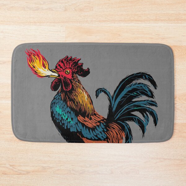 Item preview, Fire-Breathing Rooster designed and sold by Cori Redford.