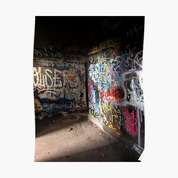 Light in the darkness - Coogee Power Station Poster