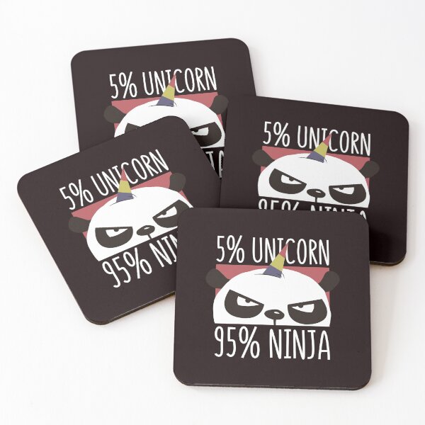 Item preview, Ninja and Unicorn designed and sold by Diane Gotti.