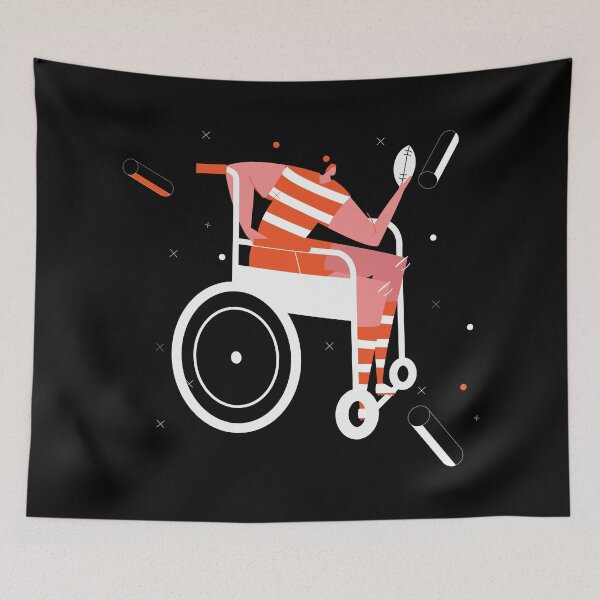 Item preview, Wheelchair user artwork. designed and sold by emphatic.