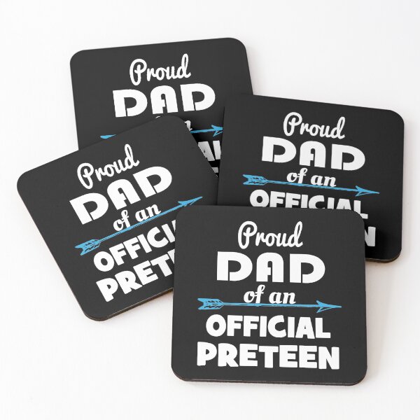 Item preview, Proud Dad Of An Official Preteen 12th Birthday 12 Years Old print designed and sold by Grabitees.