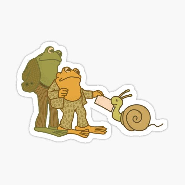 Frog and toad Sticker