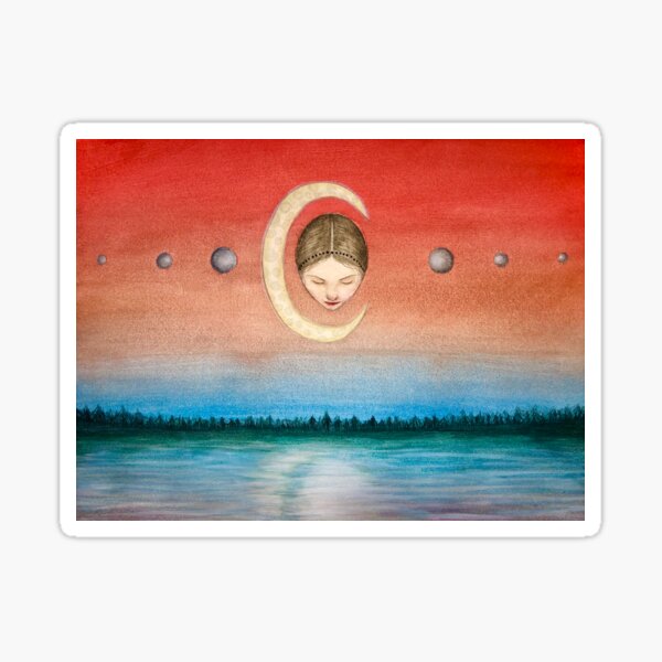 Moonstone Sticker