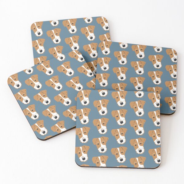 Item preview, Jack Russell - Fox Terrier in denim blue designed and sold by smooshfaceutd.